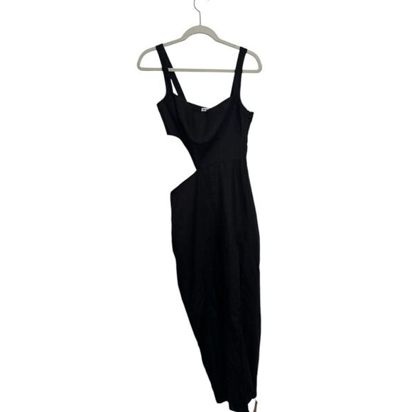 NWT Reformation Satori Linen Dress Black - Picture 12 of 15
